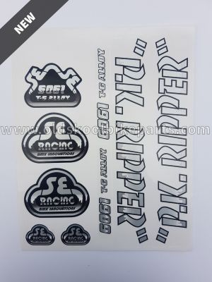 SE PK Ripper Frame decal (silver or gold)