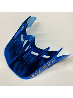 Troy Lee Designs - Helmet Visor cap - Blue chrome